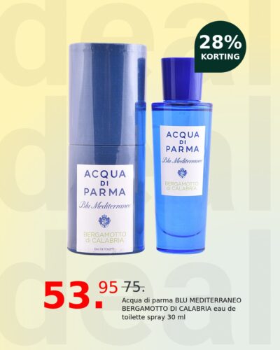 Acqua di parma BLU MEDITERRANEO BERGAMOTTO DI CALABRIA eau de toilette spray 30 ml