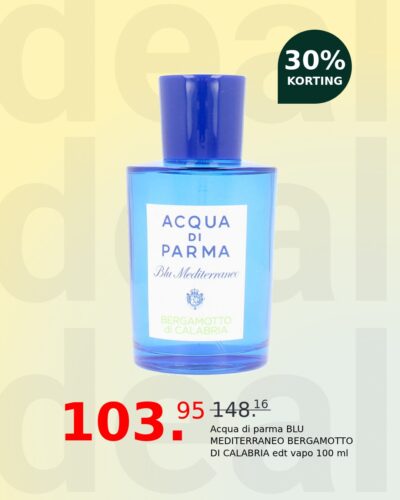 Acqua di parma BLU MEDITERRANEO BERGAMOTTO DI CALABRIA edt vapo 100 ml