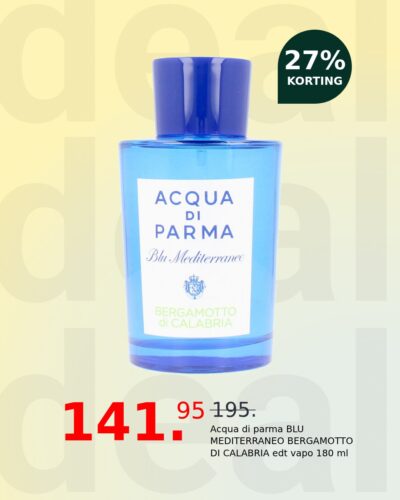 Acqua di parma BLU MEDITERRANEO BERGAMOTTO DI CALABRIA edt vapo 180 ml