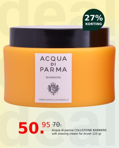 Acqua di parma COLLEZIONE BARBIERE soft shaving cream for brush 125 gr