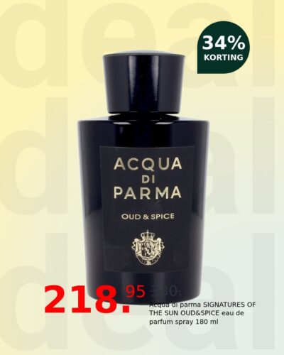 Acqua di parma SIGNATURES OF THE SUN OUD&SPICE eau de parfum spray 180 ml