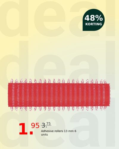 Adhesive rollers 13 mm 6 units