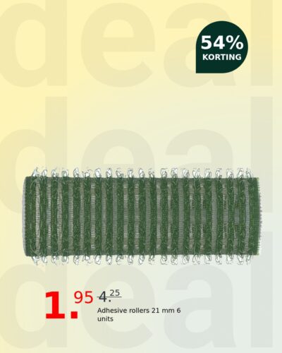 Adhesive rollers 21 mm 6 units