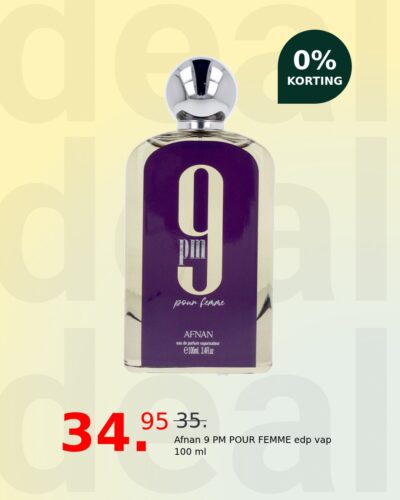 Afnan 9 PM POUR FEMME edp vap 100 ml