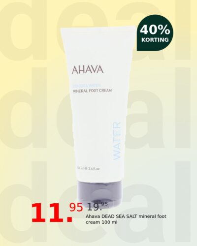 Ahava DEAD SEA SALT mineral foot cream 100 ml