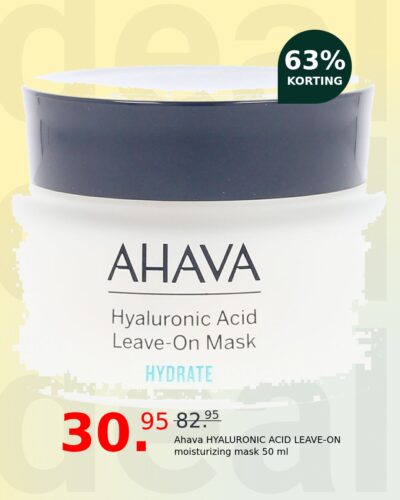 Ahava HYALURONIC ACID LEAVE-ON moisturizing mask 50 ml