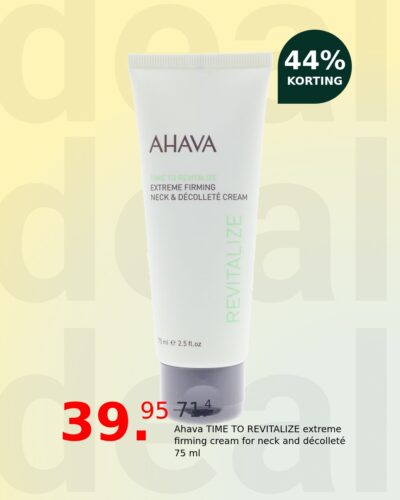 Ahava TIME TO REVITALIZE extreme firming cream for neck and décolleté 75 ml