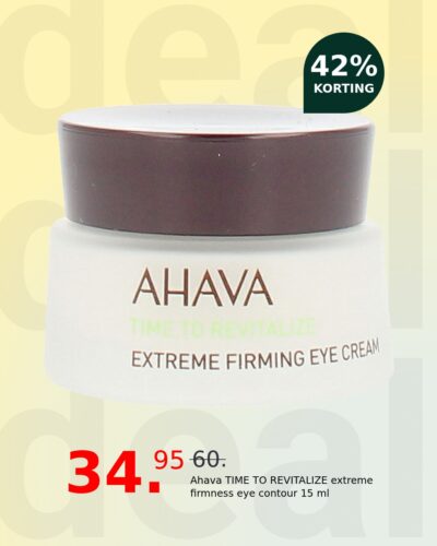 Ahava TIME TO REVITALIZE extreme firmness eye contour 15 ml