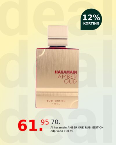 Al haramain AMBER OUD RUBI EDITION edp vapo 100 ml