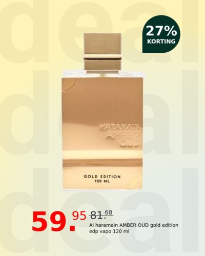 Al haramain AMBER OUD gold edition edp vapo 120 ml