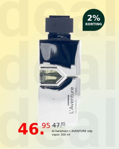 Al haramain L'AVENTURE edp vapor 200 ml
