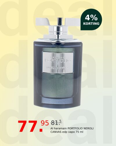 Al haramain PORTFOLIO NEROLI CANVAS edp vapo 75 ml