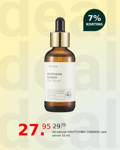 All natural HOUTTUYNIA CORDATA care serum 55 ml
