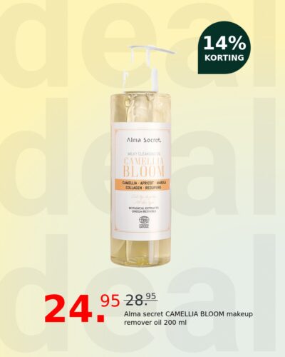 Alma secret CAMELLIA BLOOM makeup remover oil 200 ml