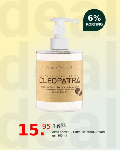 Alma secret CLEOPATRA coconut bath gel 500 ml