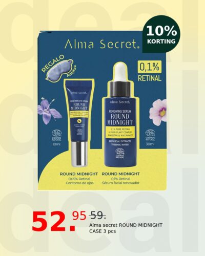 Alma secret ROUND MIDNIGHT CASE 3 pcs