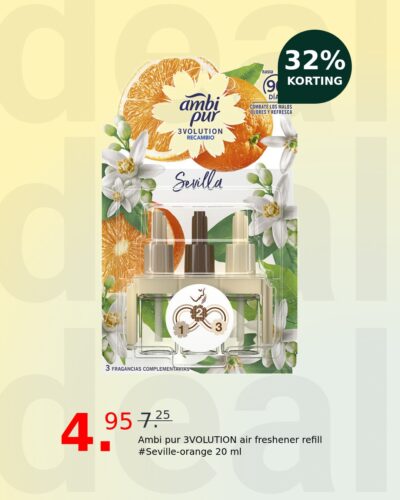 Ambi pur 3VOLUTION air freshener refill #Seville-orange 20 ml