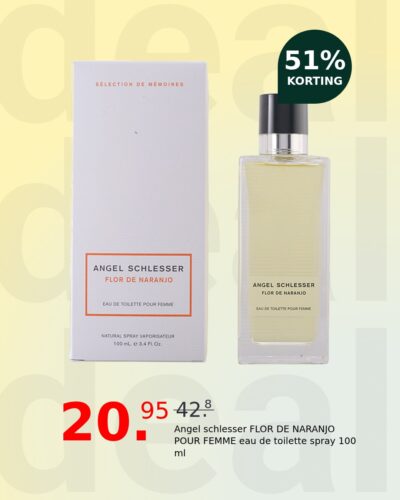 Angel schlesser FLOR DE NARANJO POUR FEMME eau de toilette spray 100 ml