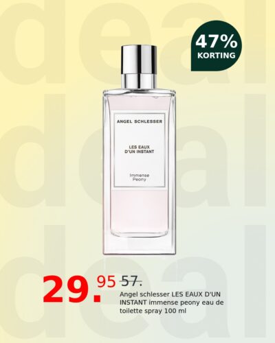 Angel schlesser LES EAUX D'UN INSTANT immense peony eau de toilette spray 100 ml