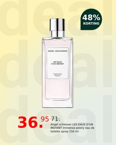 Angel schlesser LES EAUX D'UN INSTANT immense peony eau de toilette spray 150 ml