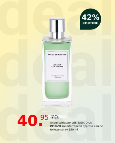 Angel schlesser LES EAUX D'UN INSTANT mediterranean cypress eau de toilette spray 150 ml