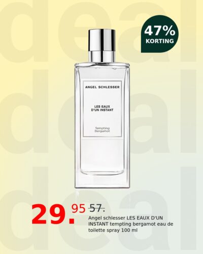 Angel schlesser LES EAUX D'UN INSTANT tempting bergamot eau de toilette spray 100 ml