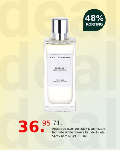 Angel schlesser Les Eaux D'Un Instant Intimate White Flowers Eau de Toilete Spray para Mujer 150 ml