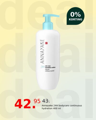 Annayake 24H bodycare continuous hydration 400 ml