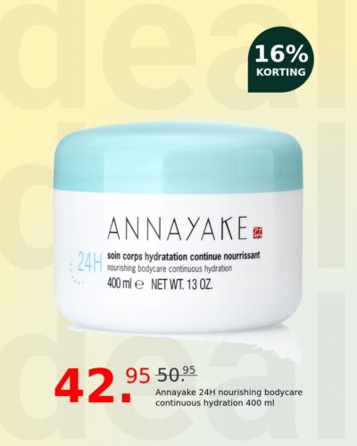 Annayake 24H nourishing bodycare continuous hydration 400 ml