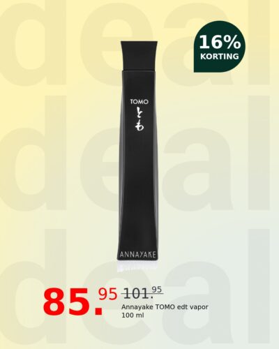 Annayake TOMO edt vapor 100 ml