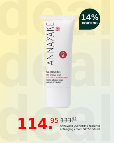 Annayake ULTRATIME radiance anti-aging cream SPF50 50 ml
