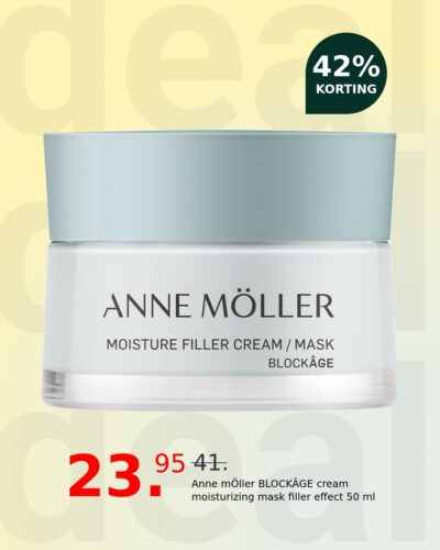 Anne mÖller BLOCKÂGE cream moisturizing mask filler effect 50 ml