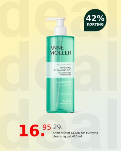 Anne mÖller CLEAN UP purifying cleansing gel 400 ml