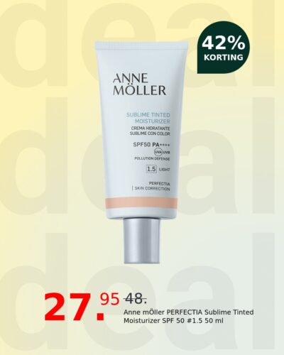 Anne mÖller PERFECTIA Sublime Tinted Moisturizer SPF 50 #1.5 50 ml