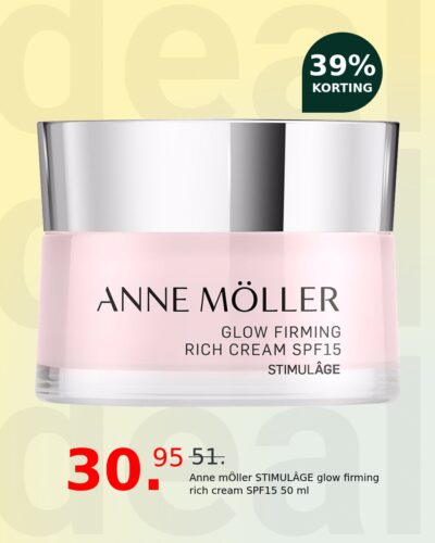 Anne mÖller STIMULÂGE glow firming rich cream SPF15 50 ml