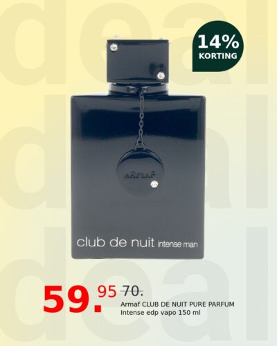 Armaf CLUB DE NUIT PURE PARFUM Intense edp vapo 150 ml