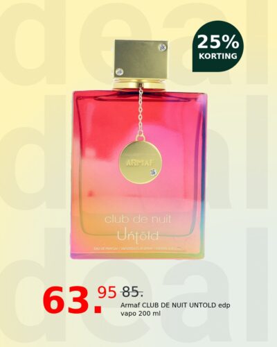 Armaf CLUB DE NUIT UNTOLD edp vapo 200 ml