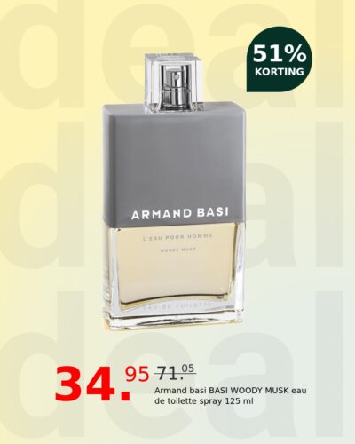Armand basi BASI WOODY MUSK eau de toilette spray 125 ml