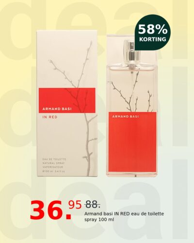 Armand basi IN RED eau de toilette spray 100 ml