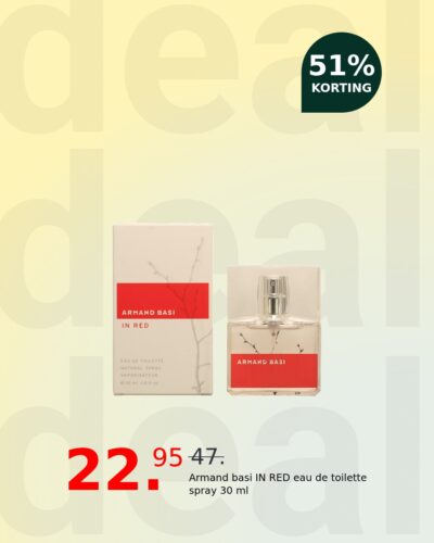 Armand basi IN RED eau de toilette spray 30 ml