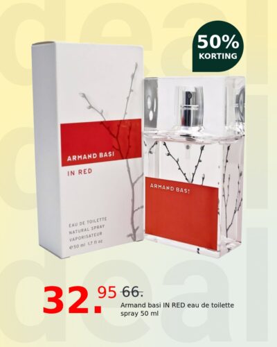 Armand basi IN RED eau de toilette spray 50 ml