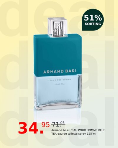 Armand basi L'EAU POUR HOMME BLUE TEA eau de toilette spray 125 ml