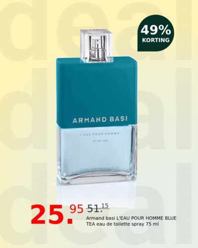 Armand basi L'EAU POUR HOMME BLUE TEA eau de toilette spray 75 ml
