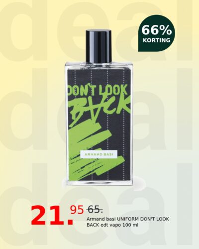 Armand basi UNIFORM DON'T LOOK BACK edt vapo 100 ml