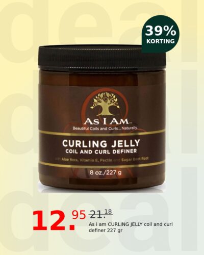As i am CURLING JELLY coil and curl definer 227 gr