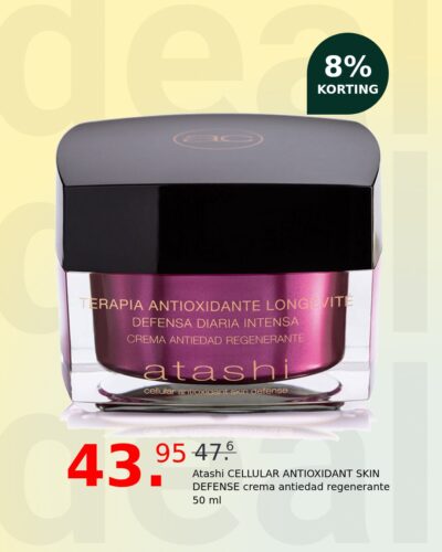 Atashi CELLULAR ANTIOXIDANT SKIN DEFENSE crema antiedad regenerante 50 ml