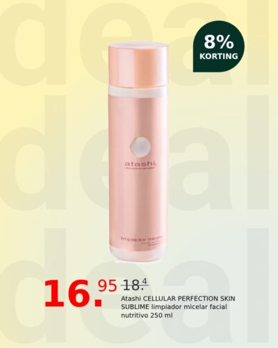 Atashi CELLULAR PERFECTION SKIN SUBLIME limpiador micelar facial nutritivo 250 ml