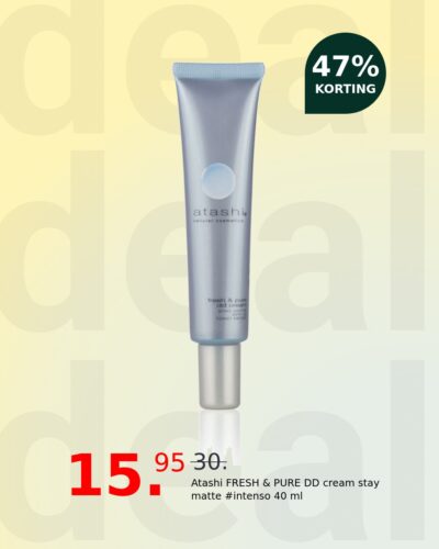 Atashi FRESH & PURE DD cream stay matte #intenso 40 ml