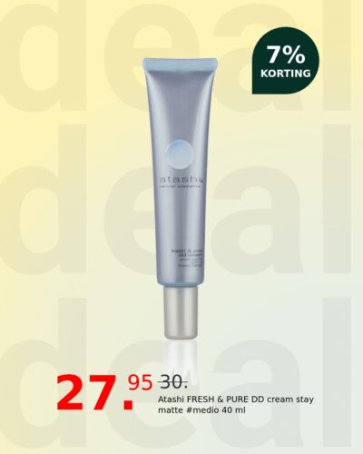 Atashi FRESH & PURE DD cream stay matte #medio 40 ml