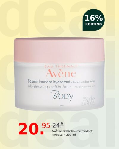 AvÈne BODY baume fondant hydratant 250 ml